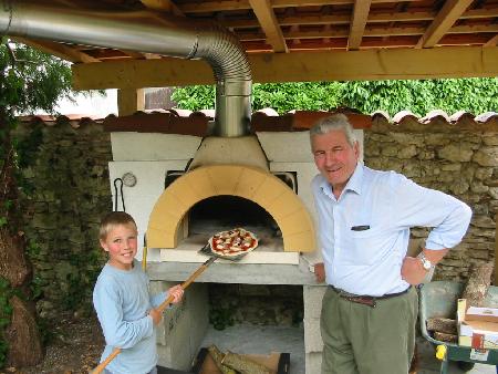 MAssimo's dad and nephew Fedo giving the final approval!